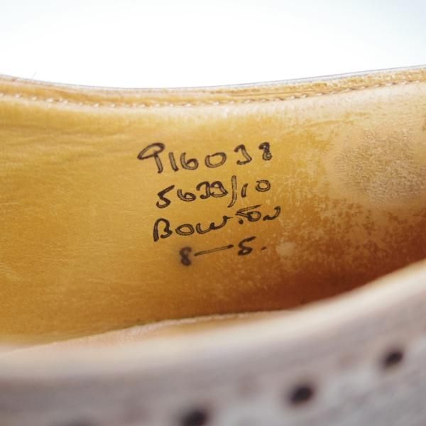 ★トリッカーズ SIZE 8【現行定価￥90,200-★ダイナイトソール/BOURTON/バートン】5633/カントリーシューズ/カーフ/濃茶/Tricker's★i080