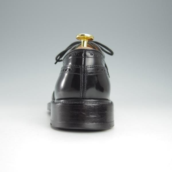 極上★チャーチ 55F/UK5.5【現行定価￥160,600-★グラフトン/GRAFTON】173ラスト/フルブローグ/黒/メンズ/Church's★i082