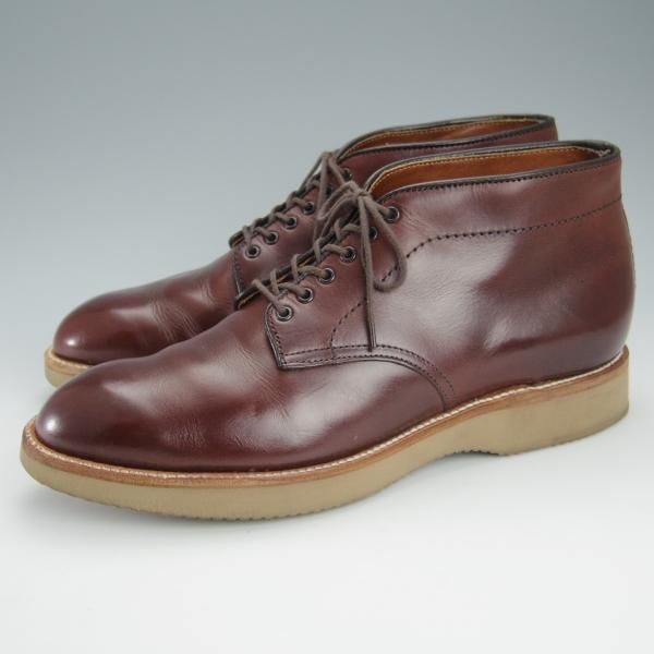 極上★オールデン 8.5D【貴重★6アイレットのチャッカブーツ/モディファイドラスト】86494/クロムエクセルレザー/茶/Alden★i083