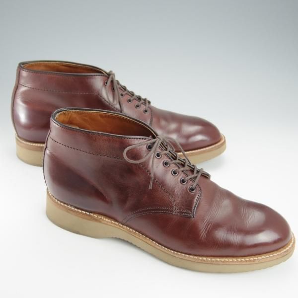 極上★オールデン 8.5D【貴重★6アイレットのチャッカブーツ/モディファイドラスト】86494/クロムエクセルレザー/茶/Alden★i083