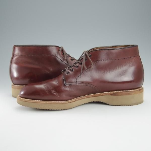 極上★オールデン 8.5D【貴重★6アイレットのチャッカブーツ/モディファイドラスト】86494/クロムエクセルレザー/茶/Alden★i083