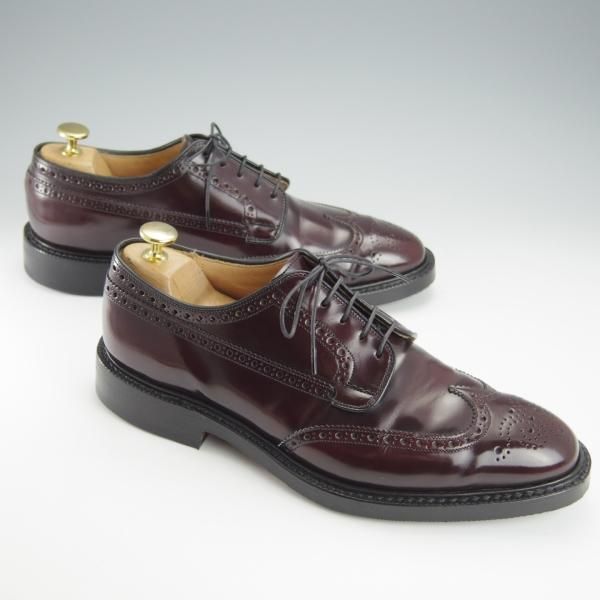 極上★チャーチ 75F/UK7.5【現行定価￥160,600-★グラフトン/GRAFTON】173ラスト/フルブローグ/赤茶/メンズ/Church's★i084
