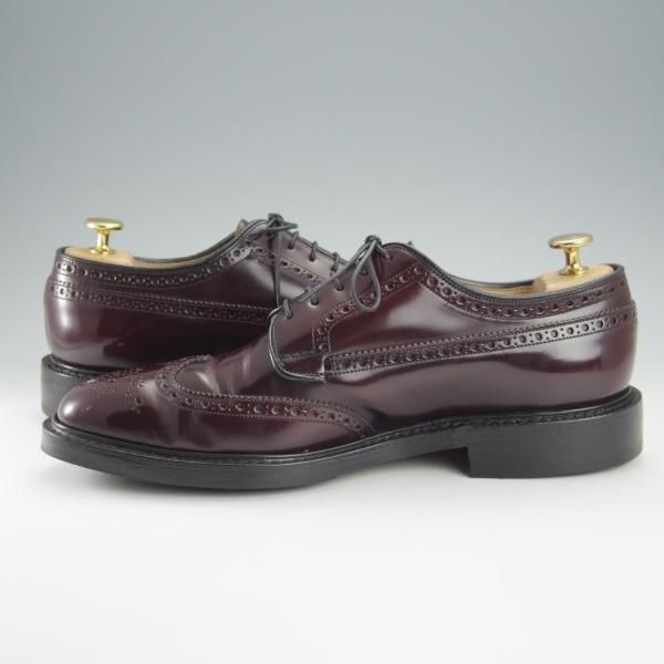 極上★チャーチ 75F/UK7.5【現行定価￥160,600-★グラフトン/GRAFTON】173ラスト/フルブローグ/赤茶/メンズ/Church's★i084