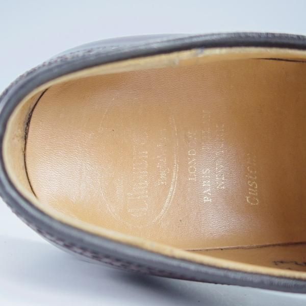 極上★チャーチ 75F/UK7.5【現行定価￥160,600-★グラフトン/GRAFTON】173ラスト/フルブローグ/赤茶/メンズ/Church's★i084