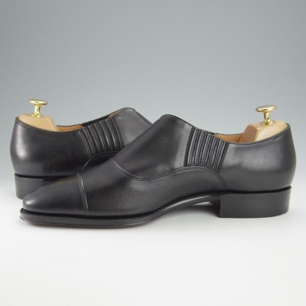 未使用★ホール&マークス SIZE 7.5【定価14万円以上★ハンドソーンウェルテッド製法/Andy】黒/ギルドオブクラフツ/Hall&marks★i086