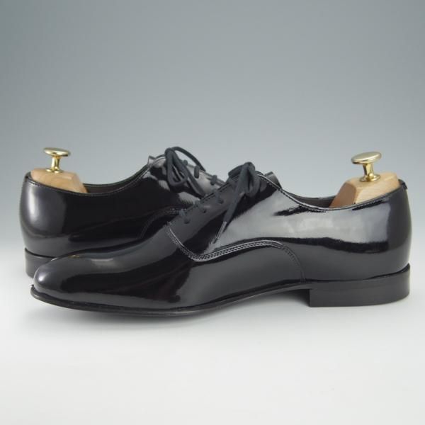 未使用★チャーチ 60F/UK6【★プレーントゥ/ALASTAIR】173ラスト/パテントレザー/黒/メンズ/Church's★i087