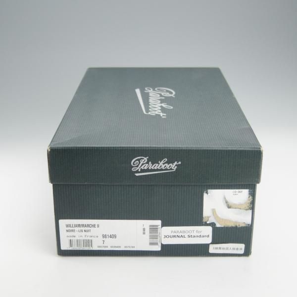 ★パラブーツ SIZE 7【定価￥74,800-★ウィリアム/WILLIAM】ジャーナルスタンダード別注/ダブルモンク/リスレザー/NUIT/紺/Paraboot★i090