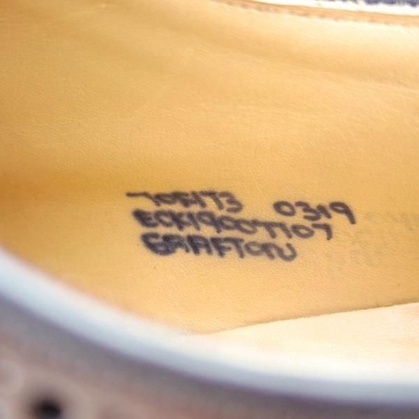 極美品★チャーチ 70F/UK7【定価￥160,600-★グラフトン/GRAFTON】173ラスト/フルブローグ/サンダルウッド/茶/メンズ/Church's★i094