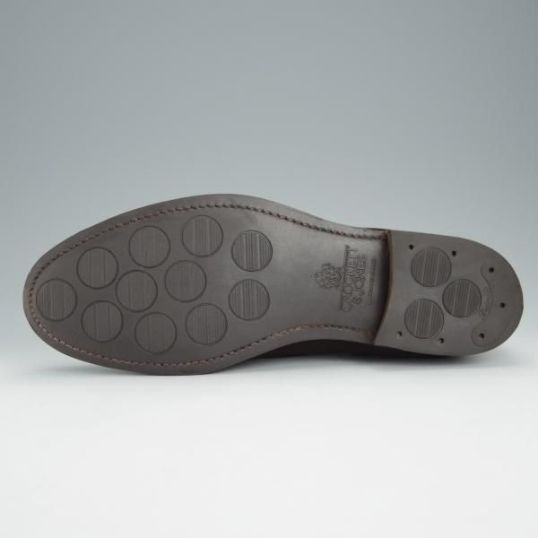 極美品★クロケット&ジョーンズ 7E【定価￥72,600-★バーニーズNY別注/NASH 2】376ラスト/タッセルローファー/濃茶/Crockett&Jones★i095