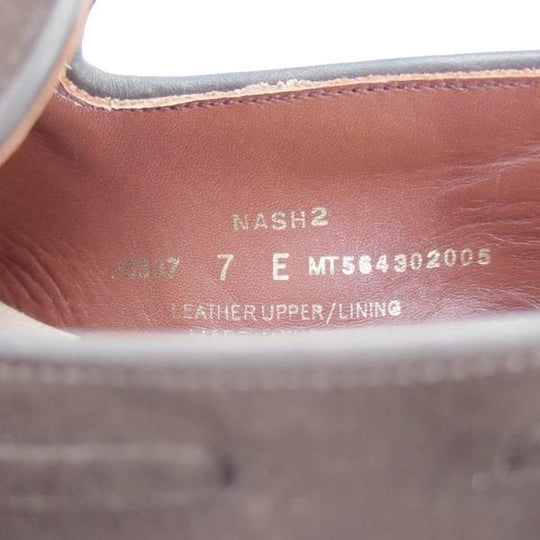 極美品★クロケット&ジョーンズ 7E【定価￥72,600-★バーニーズNY別注/NASH 2】376ラスト/タッセルローファー/濃茶/Crockett&Jones★i095