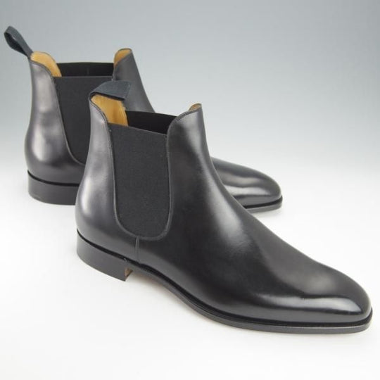 未使用★(英)FOSTER&SON/フォスター&サン 9.5E【定価15万円以上★サイドゴアブーツ/SLOANE】66ラスト/カーフ/黒/メンズ★i098