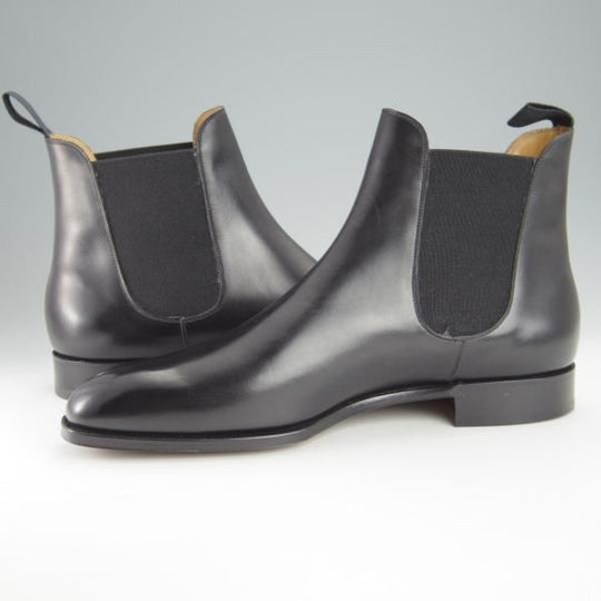 未使用★(英)FOSTER&SON/フォスター&サン 9.5E【定価15万円以上★サイドゴアブーツ/SLOANE】66ラスト/カーフ/黒/メンズ★i098