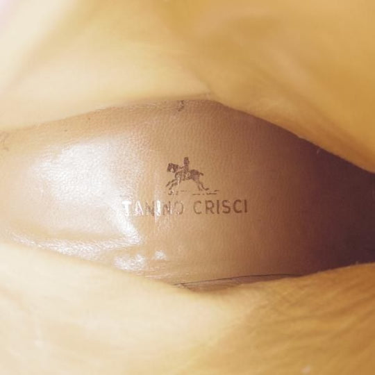 未使用★(伊)タニノクリスチー SIZE 7.5【定価15万円以上★ジョッパーブーツ】102426/赤茶/カーフ/TANINO CRISCI★i099