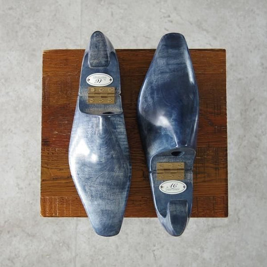 極上★(英)アンソニー・クレバリー SIZE 8【貴重★純正シューツリー/ヒンジ式】木製シューキーパー/メンズ/ANTHONY CLEVERLEY★i100