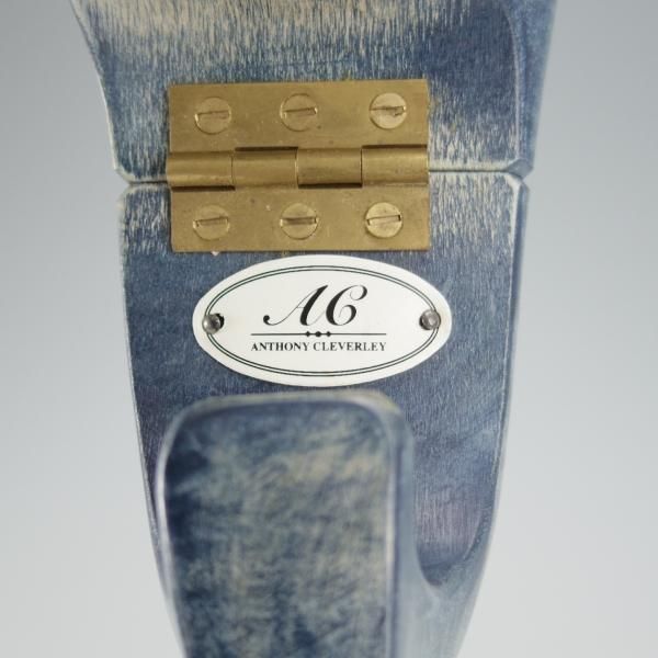 極上★(英)アンソニー・クレバリー SIZE 8【貴重★純正シューツリー/ヒンジ式】木製シューキーパー/メンズ/ANTHONY CLEVERLEY★i100