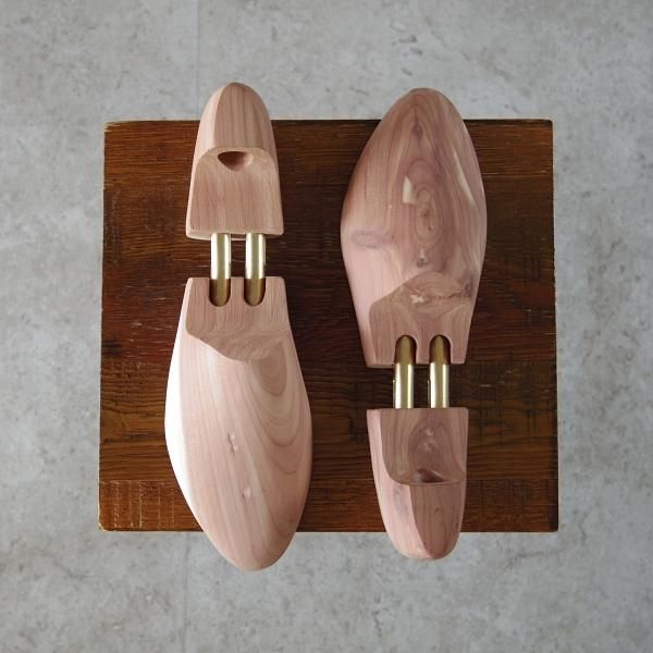 美品★BRIGA/ブリガ Mサイズ【定価￥7,480-★ローファータイプ/木製シューツリー】シューキーパー/メンズ★i106