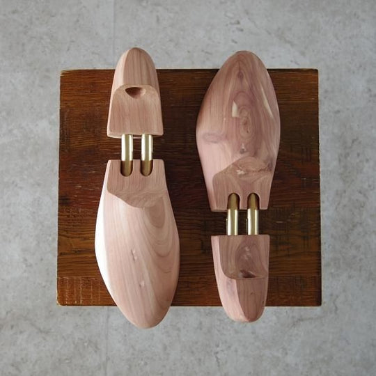 美品★BRIGA/ブリガ Mサイズ【定価￥7,480-★ローファータイプ/木製シューツリー】シューキーパー/メンズ★i106