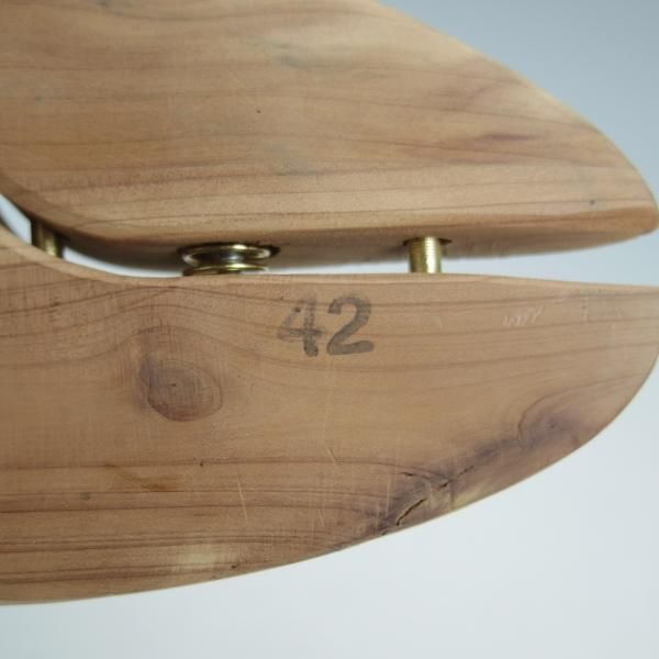 極上★MARKEN/マーケン SIZE 42【★ディプロマット/ヨーロピアン同系/クインクラシコネーム】木製シューツリー/シューキーパー★i107