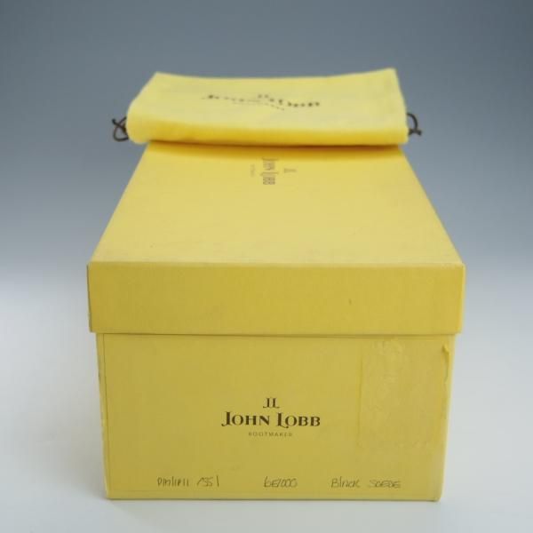 未使用★ジョンロブ 6E【現行定価￥277,200-★プレステージライン/Philip2/フィリップ2】7000ラスト/スエード/黒/メンズ/JOHN LOBB★i114