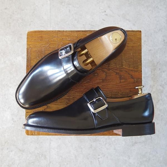 未使用★チャーチ 60F/UK6【定価￥161,700-★Westbury/ウェストバリー】173ラスト/モンクストラップ/黒/メンズ/Church's★i117