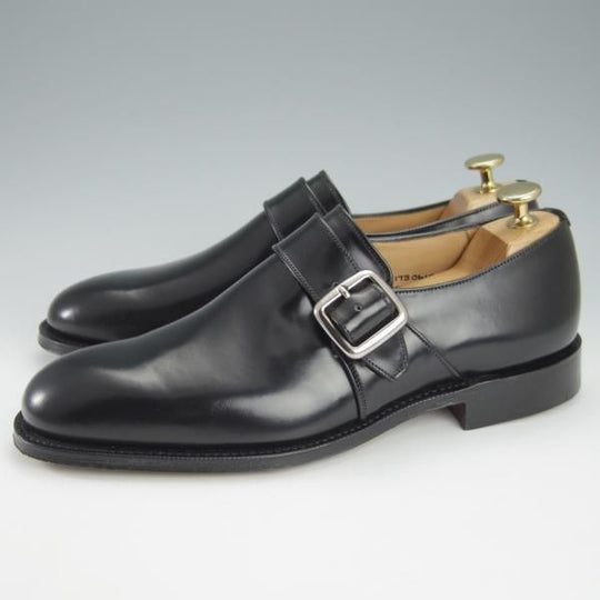 未使用★チャーチ 60F/UK6【定価￥161,700-★Westbury/ウェストバリー】173ラスト/モンクストラップ/黒/メンズ/Church's★i117