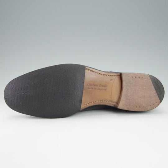 美品★チャーチ 80D/UK7.5程度【貴重★100ラスト/Bamford】4都市ロゴ/ストレートチップ/カーフ/黒/メンズ/Church's★i118