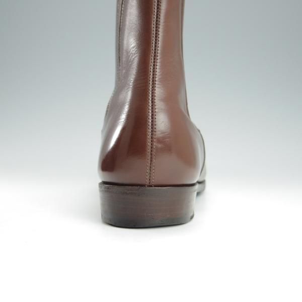 極上★(英)アンソニー・クレバリー 8E【定価20万円以上★サイドゴアブーツ/ROURKE】カーフ/茶/メンズ/ANTHONY CLEVERLEY★i119