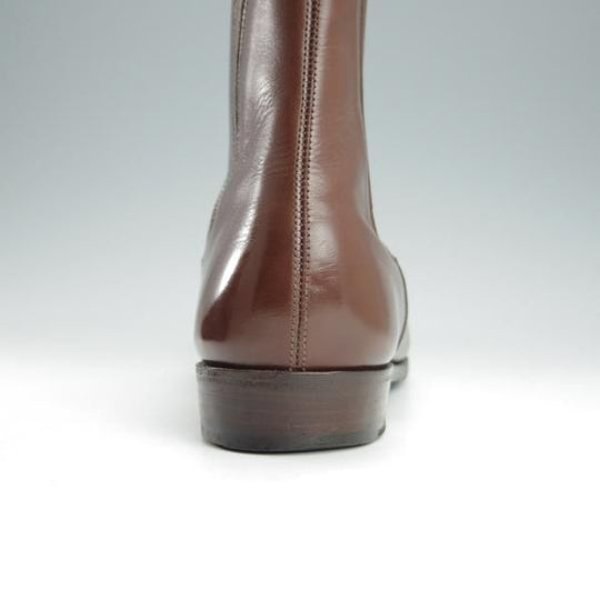 極上★(英)アンソニー・クレバリー 8E【定価20万円以上★サイドゴアブーツ/ROURKE】カーフ/茶/メンズ/ANTHONY CLEVERLEY★i119