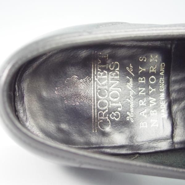極上★クロケット&ジョーンズ 7E【定価￥83,600-★バーニーズNY別注/SELHURST】366ラスト/コインローファー/黒/Crockett&Jones★i121