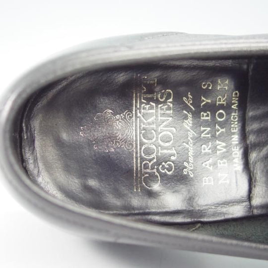 極上★クロケット&ジョーンズ 7E【定価￥83,600-★バーニーズNY別注/SELHURST】366ラスト/コインローファー/黒/Crockett&Jones★i121