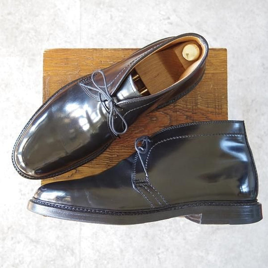 極上★オールデン 9.5D【定価￥176,000-★コードバン仕様/黒/バーニーズNY別注】1340/バリーラスト/チャッカブーツ/BARNEYS/Alden★i123