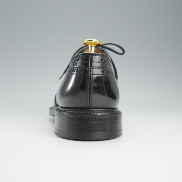 極美品★チャーチ 75F/UK7.5【現行定価￥160,600-★グラフトン/GRAFTON】173ラスト/フルブローグ/黒/メンズ/Church's★i125