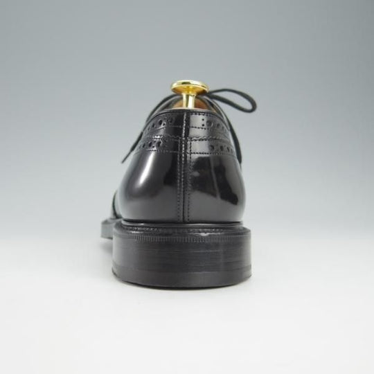極美品★チャーチ 75F/UK7.5【現行定価￥160,600-★グラフトン/GRAFTON】173ラスト/フルブローグ/黒/メンズ/Church's★i125