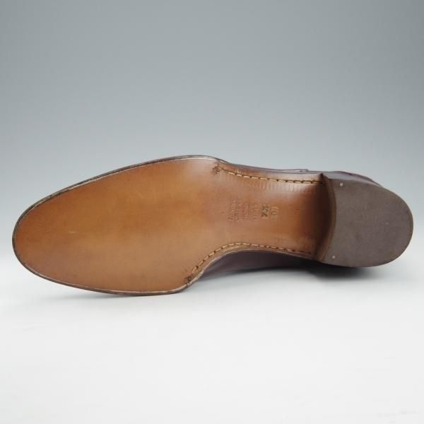 未使用★(伊)タニノクリスチー SIZE 7.5【定価15万円以上★ジョッパーブーツ】100750/赤茶/カーフ/TANINO CRISCI★i127