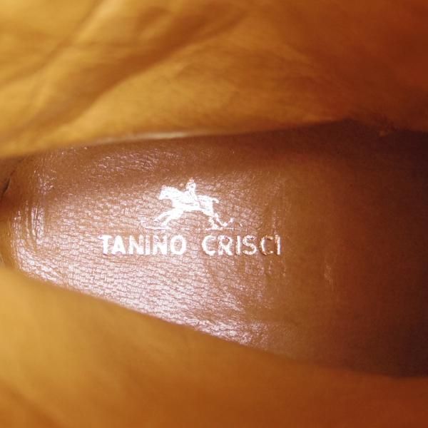 未使用★(伊)タニノクリスチー SIZE 7.5【定価15万円以上★ジョッパーブーツ】100750/赤茶/カーフ/TANINO CRISCI★i127