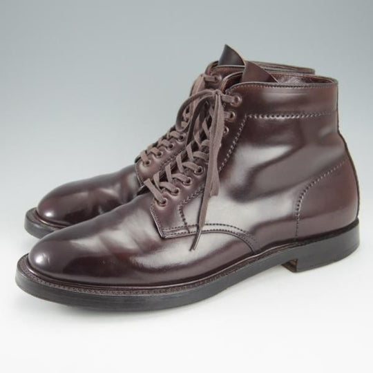 極上★オールデン 8.5E【貴重★コードバン/BEAMS別注/ミリタリーラスト】45061/マンソンブーツ/赤茶/メンズ/ビームス/Alden★i128