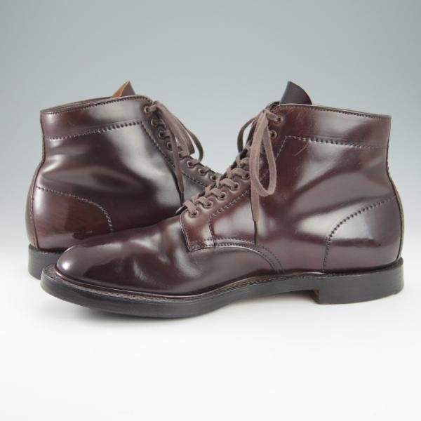 極上★オールデン 8.5E【貴重★コードバン/BEAMS別注/ミリタリーラスト】45061/マンソンブーツ/赤茶/メンズ/ビームス/Alden★i128