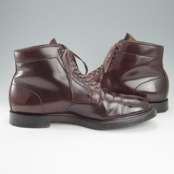 極上★オールデン 8.5E【貴重★コードバン/BEAMS別注/ミリタリーラスト】45061/マンソンブーツ/赤茶/メンズ/ビームス/Alden★i128