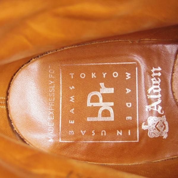 極上★オールデン 8.5E【貴重★コードバン/BEAMS別注/ミリタリーラスト】45061/マンソンブーツ/赤茶/メンズ/ビームス/Alden★i128