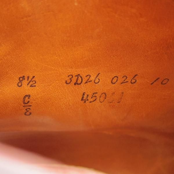 極上★オールデン 8.5E【貴重★コードバン/BEAMS別注/ミリタリーラスト】45061/マンソンブーツ/赤茶/メンズ/ビームス/Alden★i128