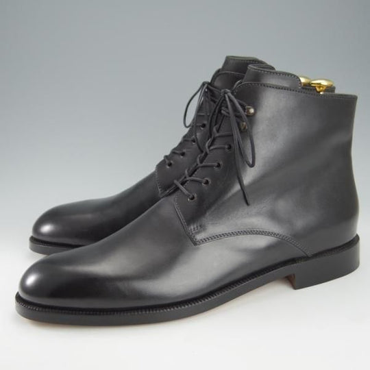 未使用★(仏)ベルルッティ UK11程度【現行オーダー価格95万円以上★ビスポーク品/シュール・ムジュール】ブーツ/黒/Berluti★i129