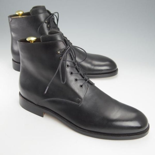 未使用★(仏)ベルルッティ UK11程度【現行オーダー価格95万円以上★ビスポーク品/シュール・ムジュール】ブーツ/黒/Berluti★i129