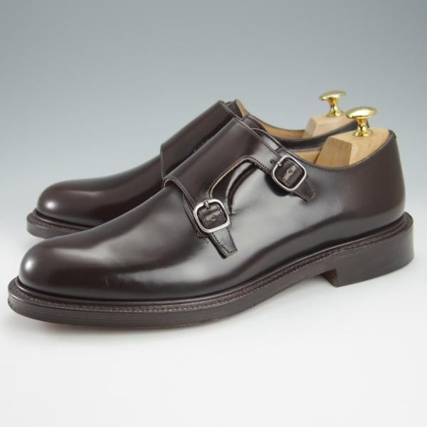 未使用★チャーチ 80F/UK8【定価￥106,700-★SHANNON同仕様のダブルモンク/シャノン】103ラスト/LAMBOURN/ライトエボニー/濃茶/Church's★i130