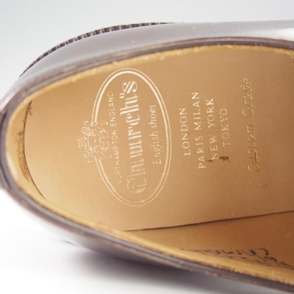 未使用★チャーチ 80F/UK8【定価￥106,700-★SHANNON同仕様のダブルモンク/シャノン】103ラスト/LAMBOURN/ライトエボニー/濃茶/Church's★i130