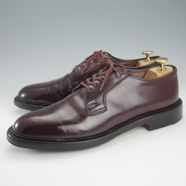 美品★(米)Wright/ライト 8.5C【貴重70s'〜80s'★コードバン仕様/Cordwainer】プレーントゥ/赤茶/メンズ★i135
