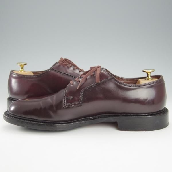 美品★(米)Wright/ライト 8.5C【貴重70s'〜80s'★コードバン仕様/Cordwainer】プレーントゥ/赤茶/メンズ★i135