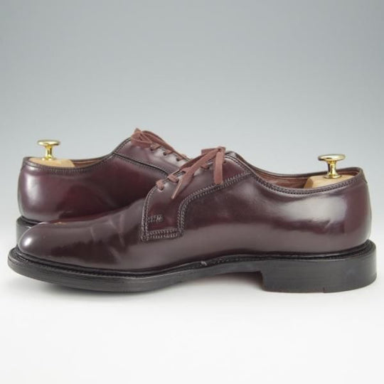 美品★(米)Wright/ライト 8.5C【貴重70s'〜80s'★コードバン仕様/Cordwainer】プレーントゥ/赤茶/メンズ★i135