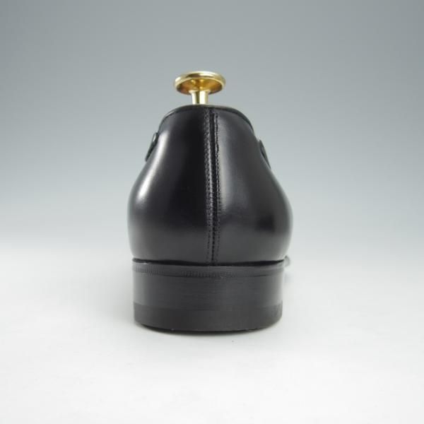 未使用★(伊)エンツォ・ボナフェ SIZE 6【定価￥102,600-★タッセルローファー/EB-41】LUNAラスト/カーフ/黒/メンズ/Enzo Bonafe★i136