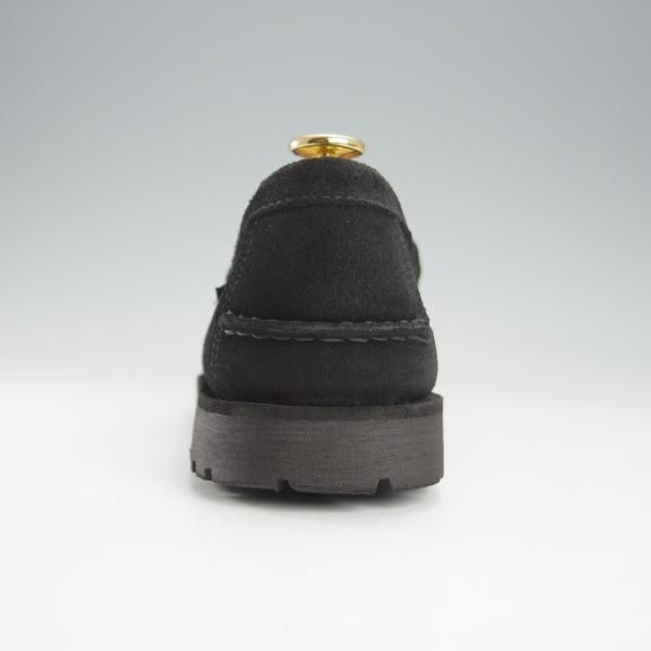 極美品★パラブーツ SIZE 7【★ユナイテッドアローズ別注/CORAUX MORS】ビットローファー/スエード/黒/UNITED ARROWS/Paraboot★i137