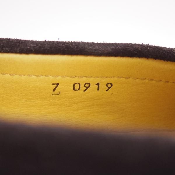 極美品★パラブーツ SIZE 7【★ユナイテッドアローズ別注/CORAUX MORS】ビットローファー/スエード/黒/UNITED ARROWS/Paraboot★i137